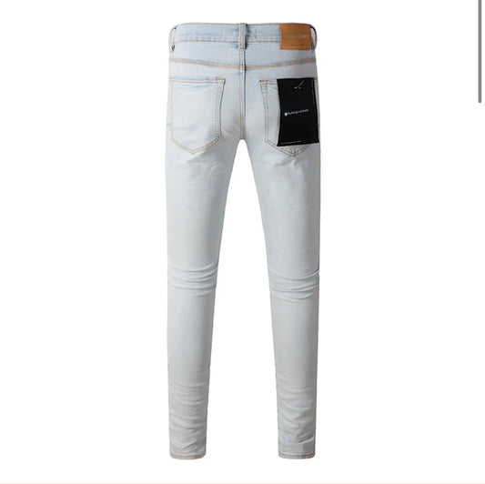 Purple jeans