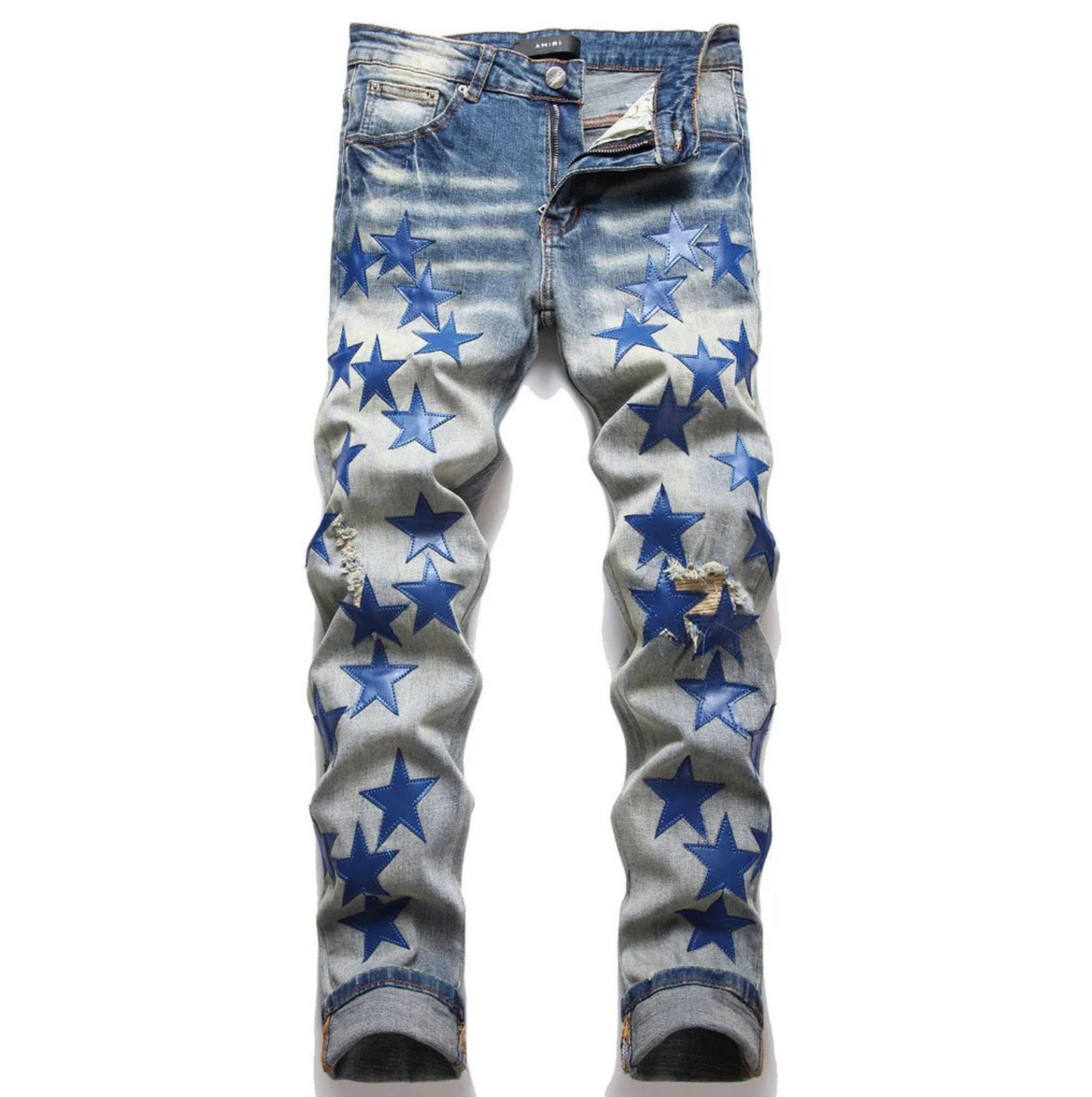 Amiri Jeans Stars Ripped Jeans